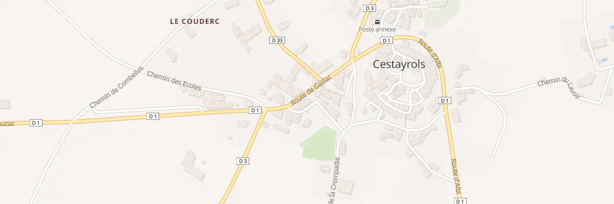 Plan du 3 Rte de Gaillac à Cestayrols