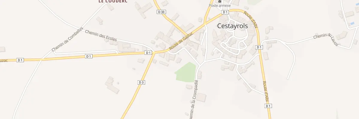 Plan du 1 Rue des Notaires Boudet à Cestayrols