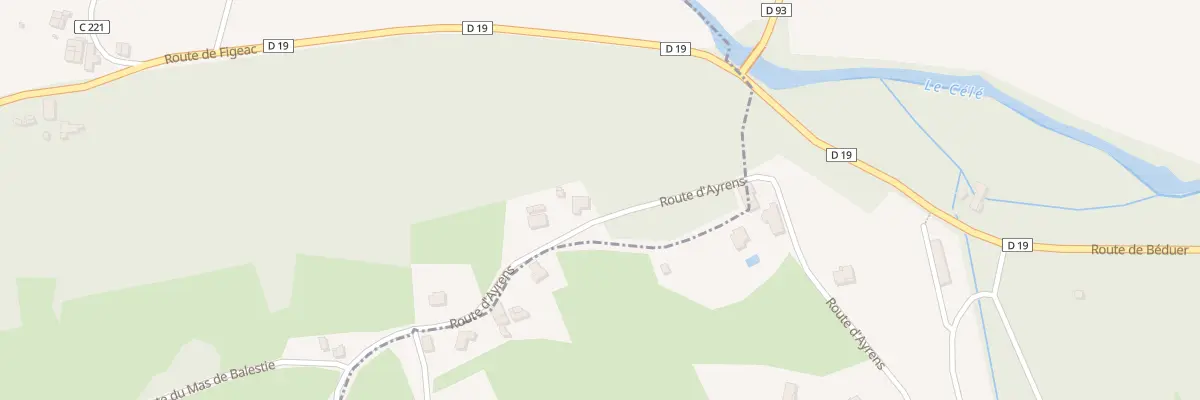 Plan du 5269 La Bijonie à Béduer