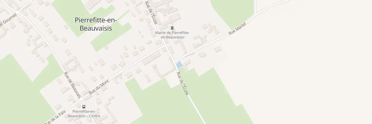 Plan du 2 Rue Martel à Auneuil