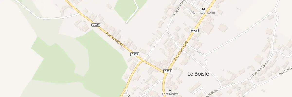 Plan du 1 Rue du Moulin au Boisle