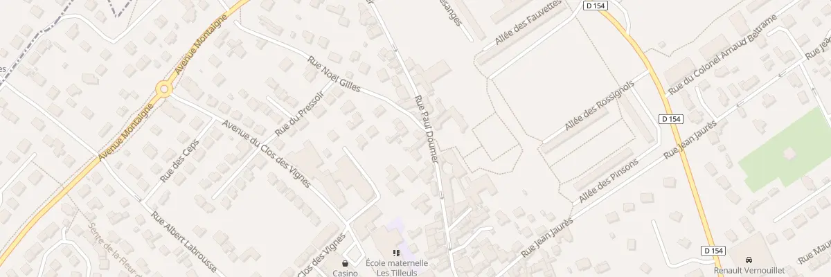 Plan du 1 Rue Noël Gilles à Vernouillet