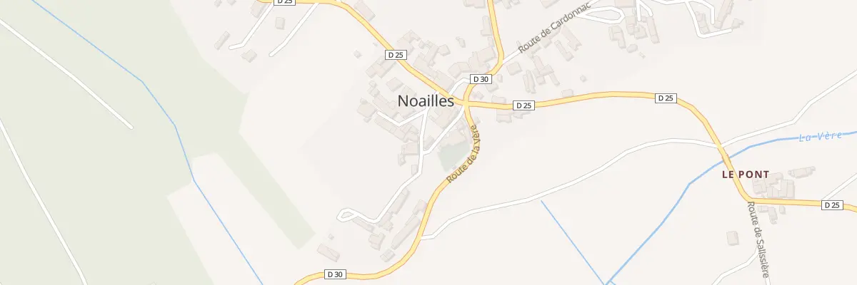 Plan du 94 Pl du Village à Noailles