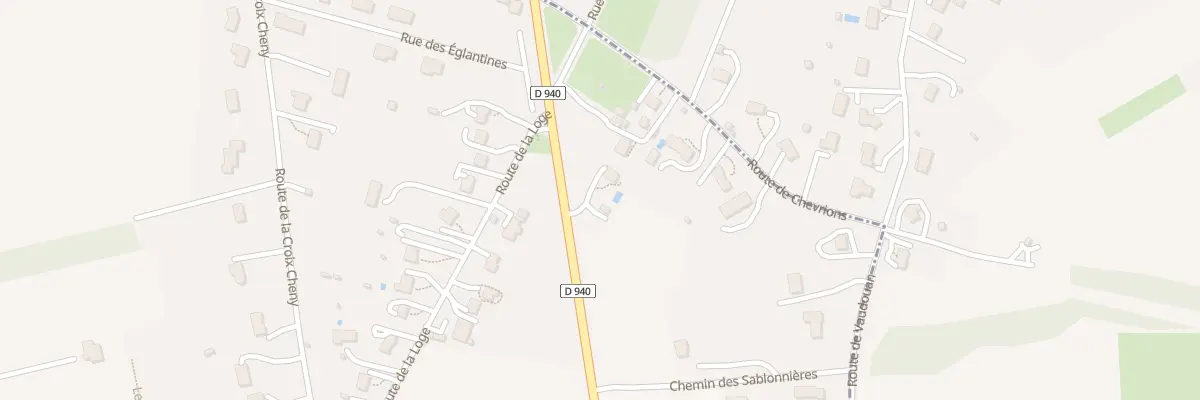 Plan du 3 Rte de Guéret au Magny