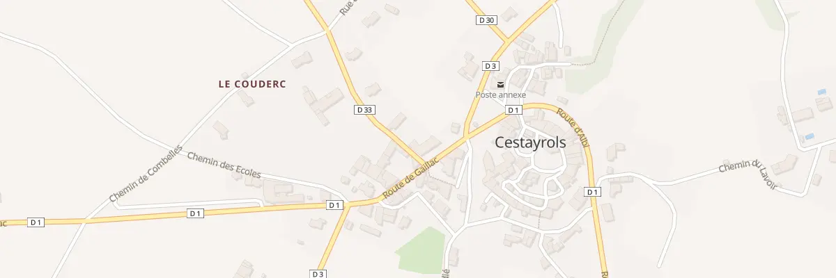 Plan du 2 Rte de Gaillac à Cestayrols