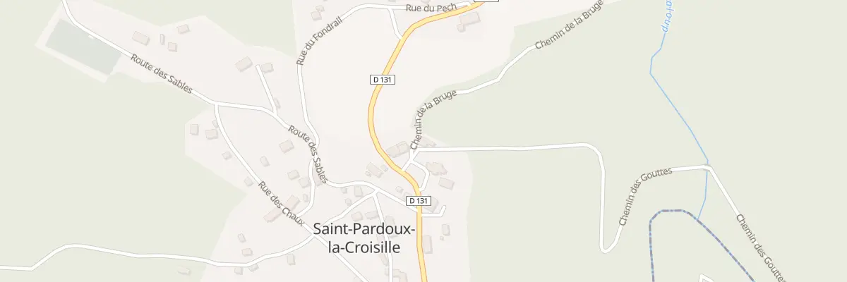 Plan du 15 Che des Gouttes à Saint-Pardoux-la-Croisille