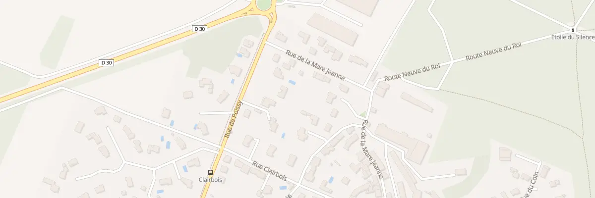 Plan du 34B Rue de Poissy à Feucherolles