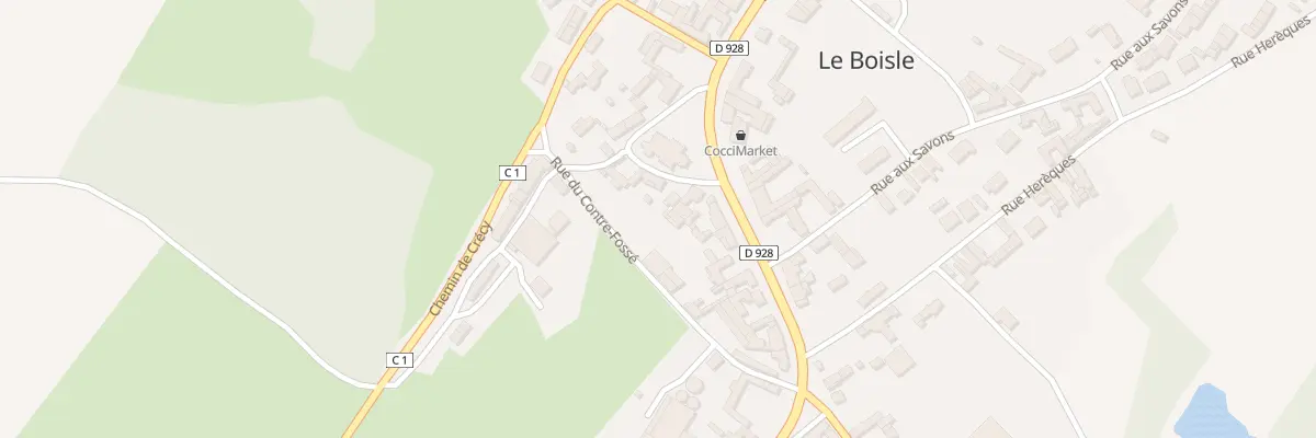 Plan du 1 Pl du Onze Novembre au Boisle