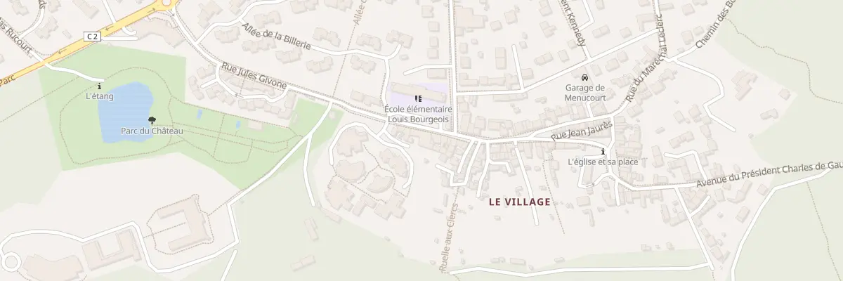 Plan du 6 Rue Jules Givonne à Menucourt