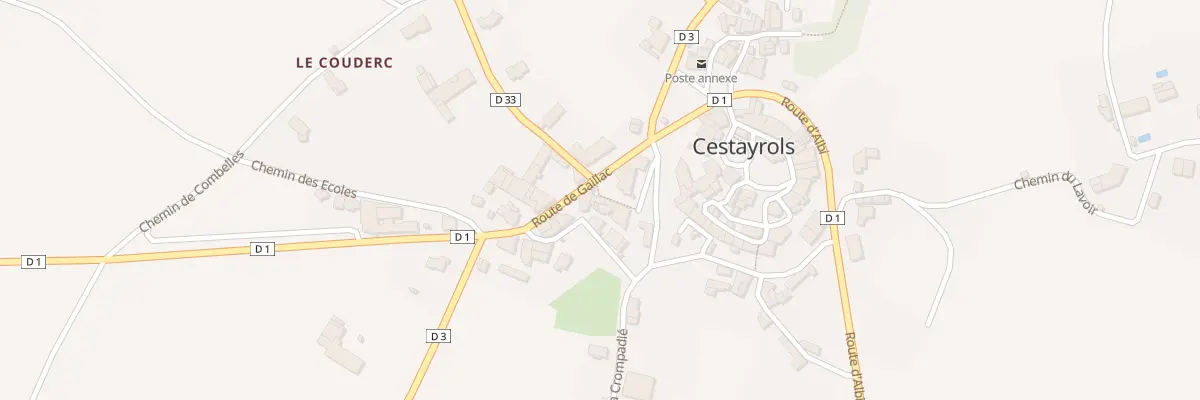 Plan du 2 Pas Benjamin Pailhas à Cestayrols