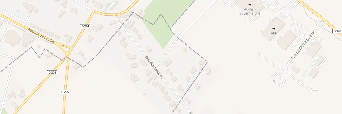 Plan du 55 Rue des Moulins à Louches