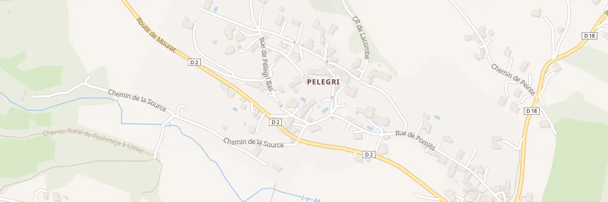 Plan du 131 Rue de Pélegri Bas à Lissac-et-Mouret