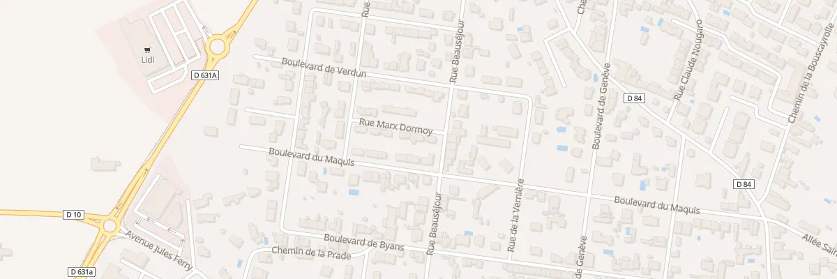 Plan du 3 Rue Max Dormoy à Graulhet