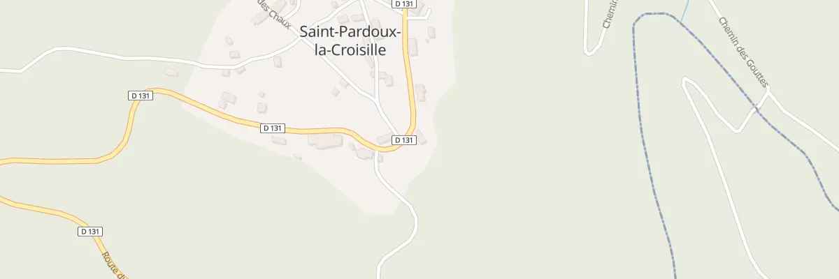 Plan du 165 Rte du Fer à Cheval à Saint-Pardoux-la-Croisille