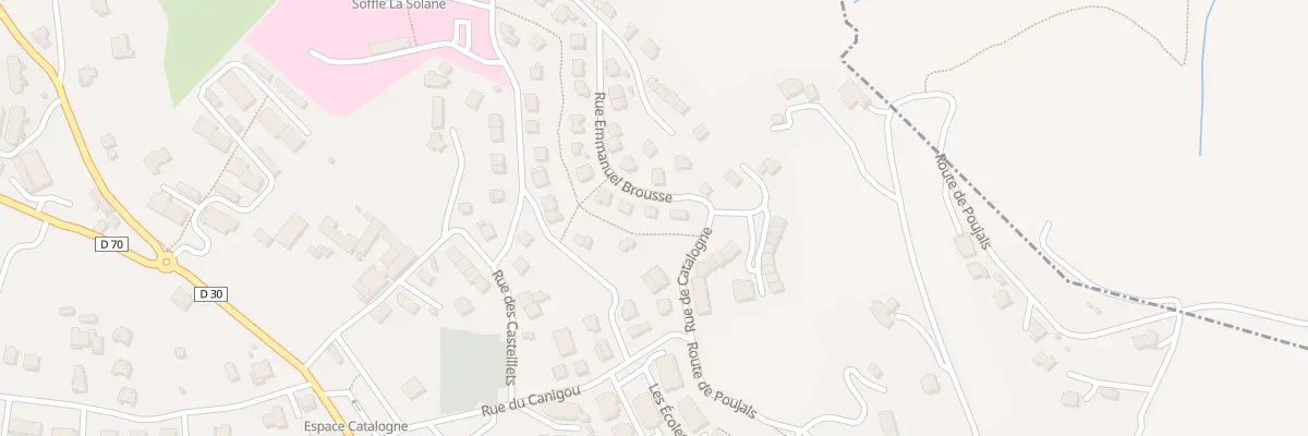 Plan du 363 Els Castellets à Osséja
