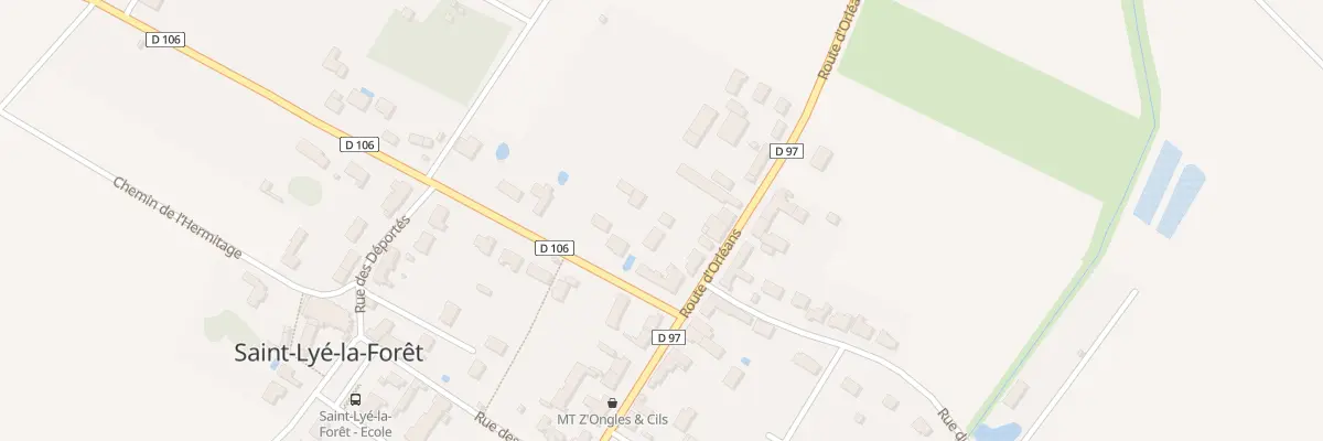 Plan du 10B Rte d’Orléans à Saint-Lyé-la-Forêt