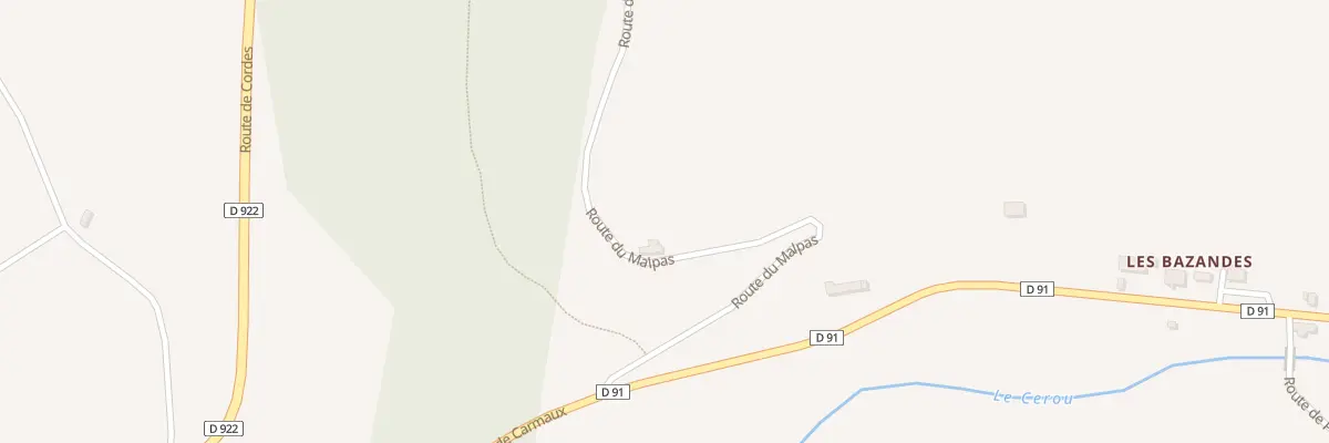 Plan du 5165 La Greze à Saint-Marcel-Campes