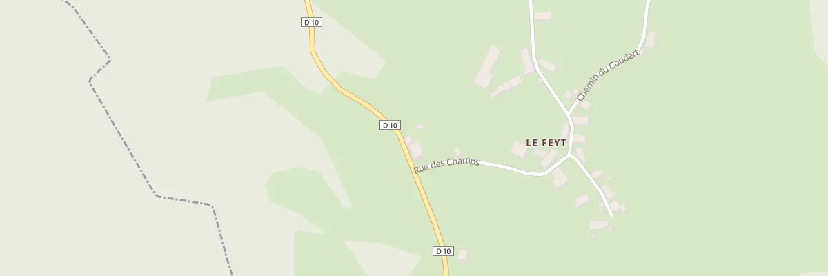 Plan du 1 Rue des Champs à Champagnac-la-Noaille