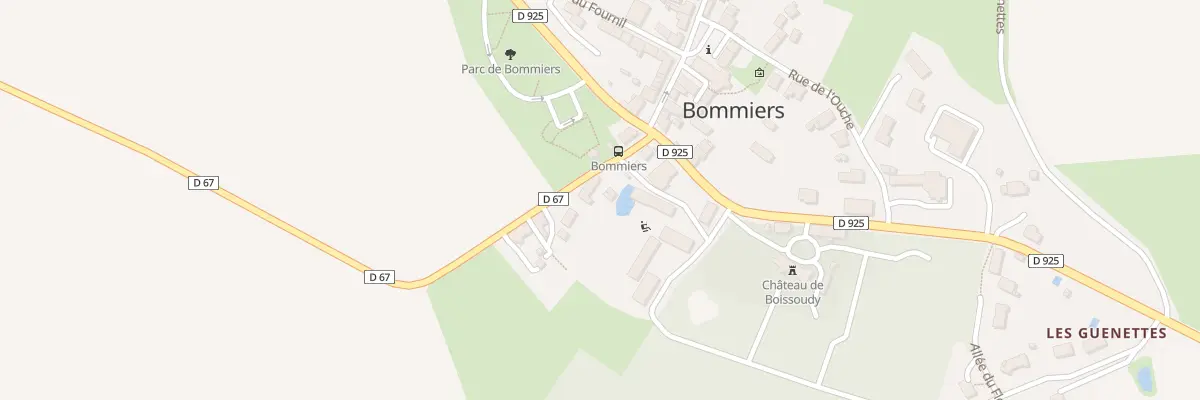 Plan du 5038 Le Bourg à Bommiers