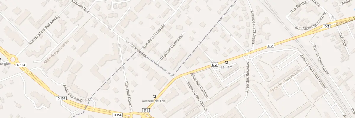 Plan du 2 Gr Grande Rue à Verneuil-sur-Seine