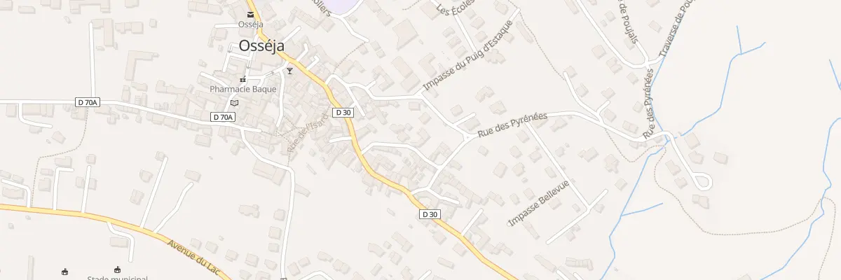 Plan du 7 Rue des Pyrénées à Osséja