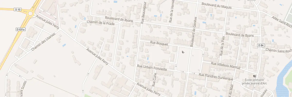 Plan du 11 Rue Bosquet à Graulhet
