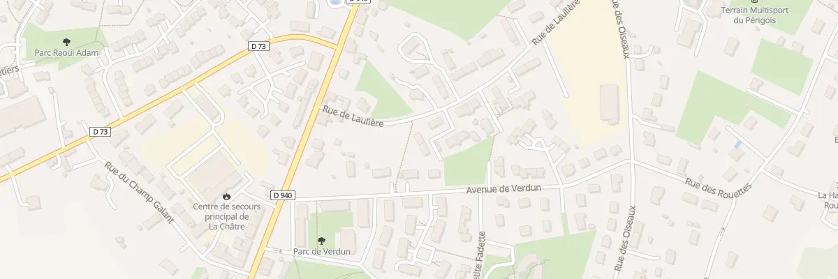 Plan du 29 Rue de Laulière à La Châtre
