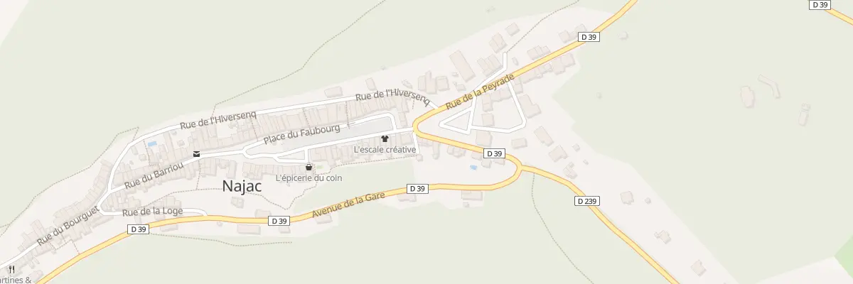 Plan du 4 Rue de Coustoune à Najac