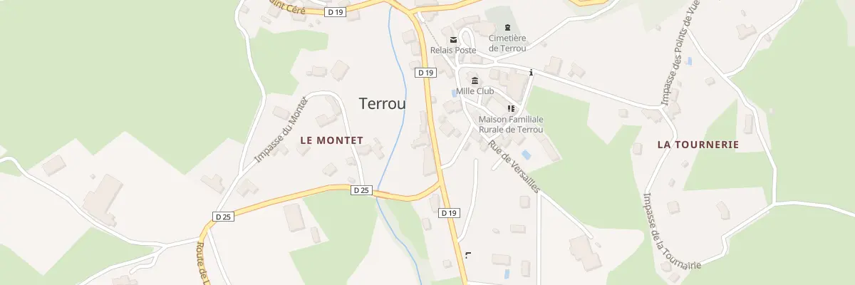 Plan du 30 Le Bourg à Terrou