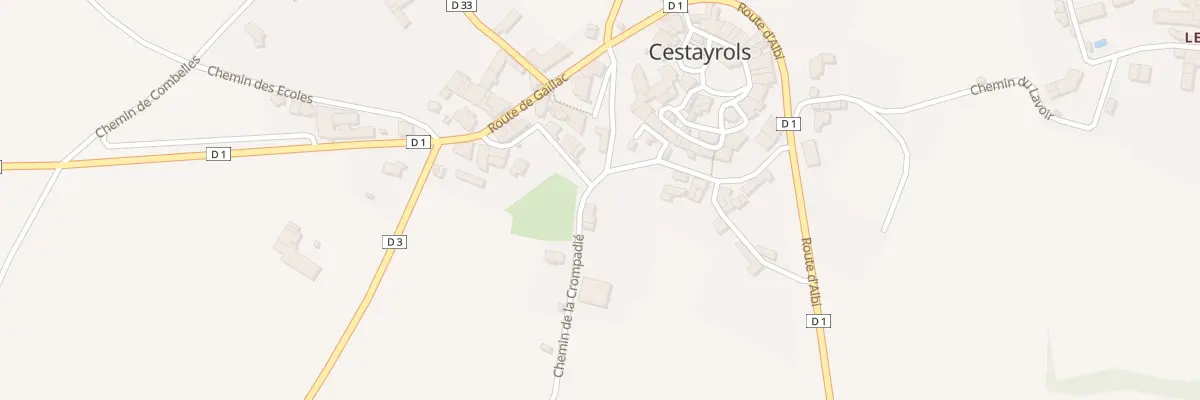 Plan du 2 Rue du Château à Cestayrols