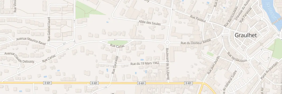 Plan du 5 Rue Carlac à Graulhet