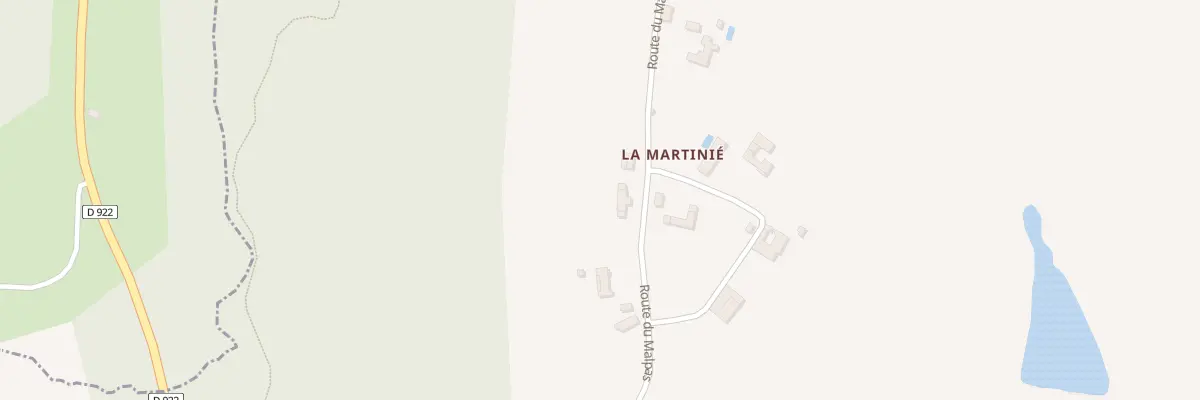 Plan du 5224 La Martinie à Saint-Marcel-Campes