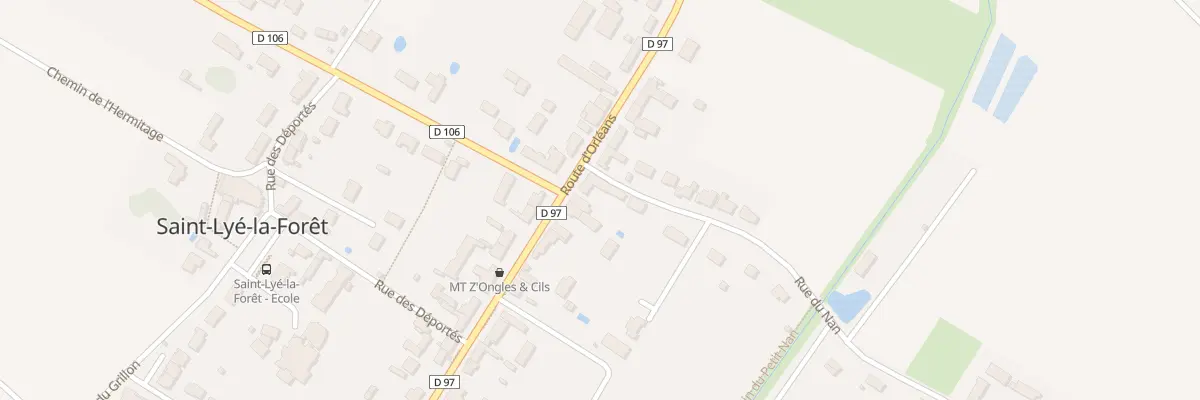 Plan du 7 Rte d’Orléans à Saint-Lyé-la-Forêt