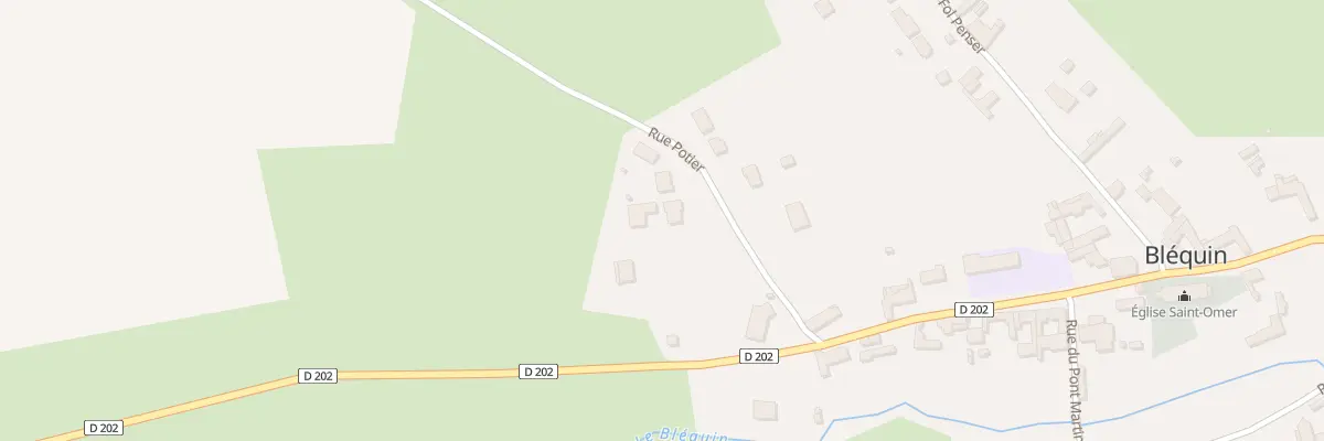 Plan du 1 Rue du Potier à Bléquin