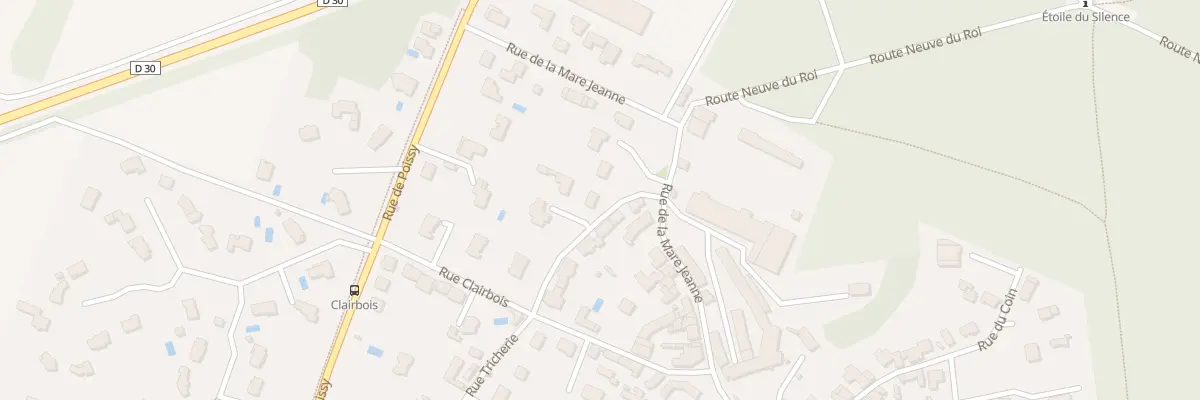 Plan du 21 Rue Tricherie à Feucherolles