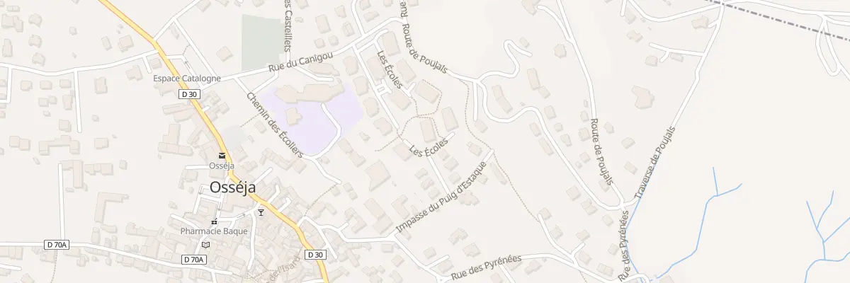 Plan du 6 Rue du Canigou à Osséja