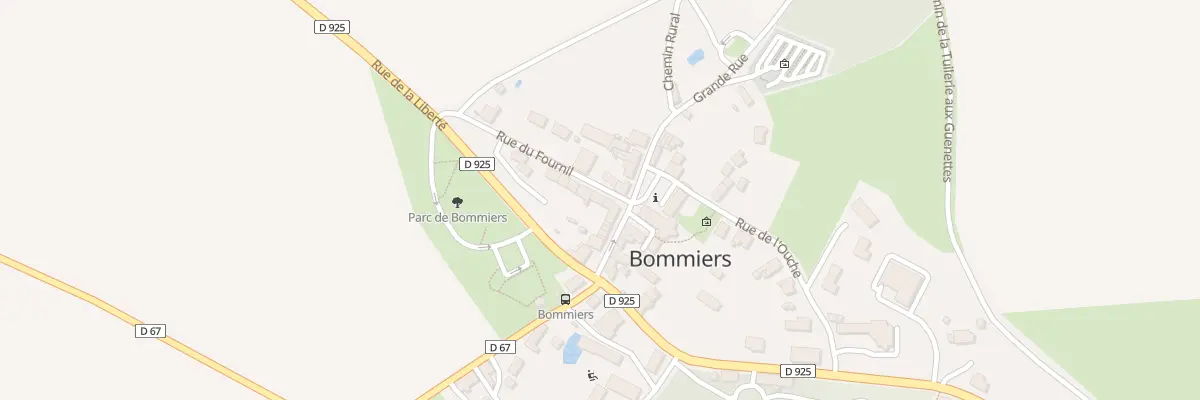 Plan du 5029 Le Bourg à Bommiers