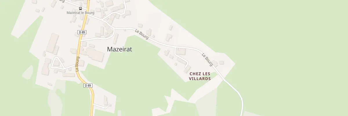 Plan du 22 Le Bourg à Mazeirat