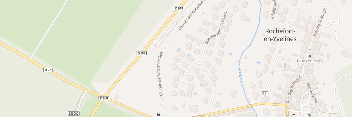 Plan du 8 Rue de la Tourelle à Rochefort-en-Yvelines