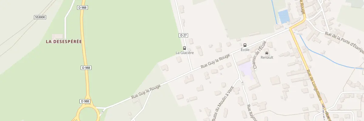 Plan du 12 Rue de la Glacière à Rochefort-en-Yvelines