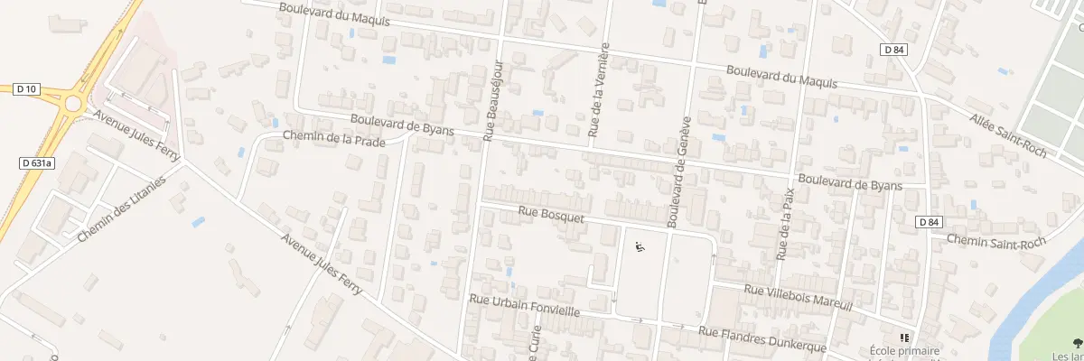 Plan du 12 Rue Bosquet à Graulhet