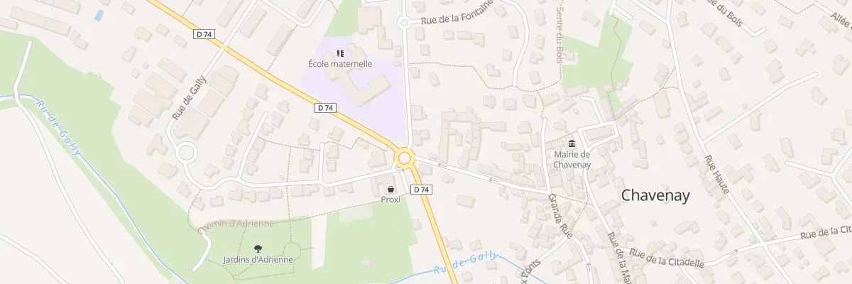 Plan du 2 Rue des Ecoles à Chavenay