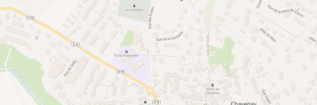 Plan du 4 Rue des Ecoles à Chavenay