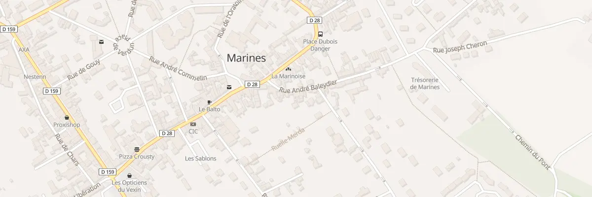 Plan du 8 Rue André Baleydier à Marines