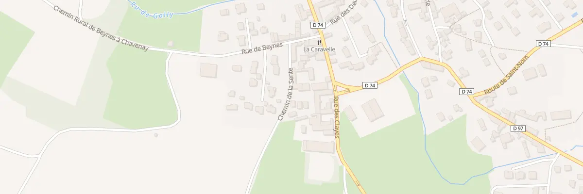 Plan du 10 Rue des Clayes à Chavenay