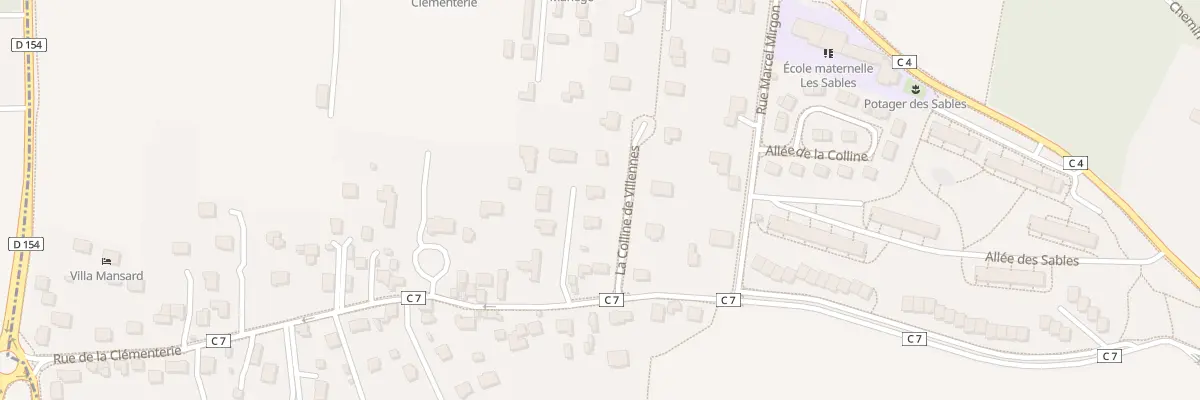 Plan du 508 Rue de la Clémenterie à Villennes-sur-Seine