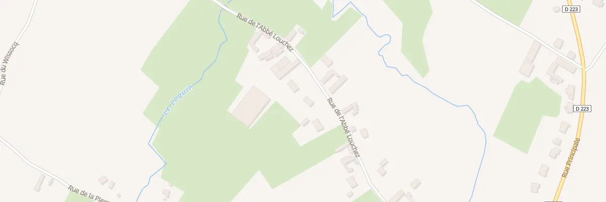 Plan du 417 Rue de l’Abbé Louchez à Audrehem