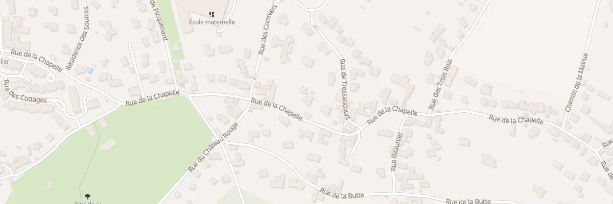 Plan du 589 Rue de la Chapelle à Orgeval