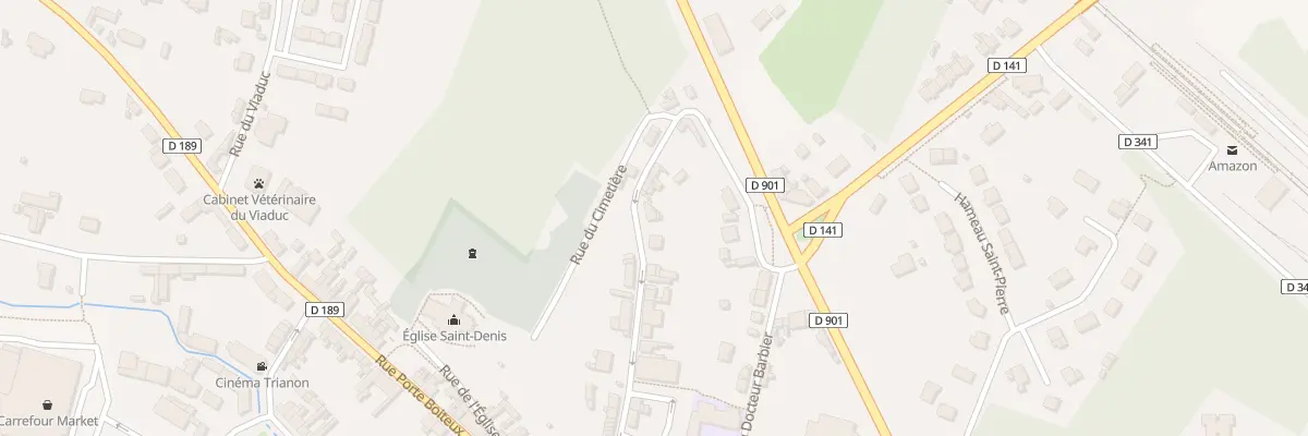 Plan du 34 Rue Ferdinand Beaumont à Poix-de-Picardie