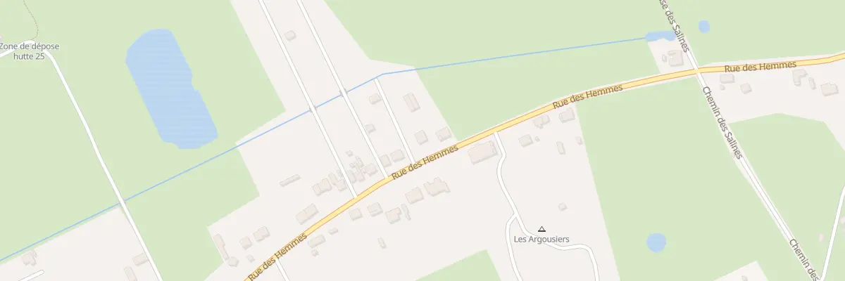 Plan du 697 Rue des Hemmes d’Oye à Oye-Plage